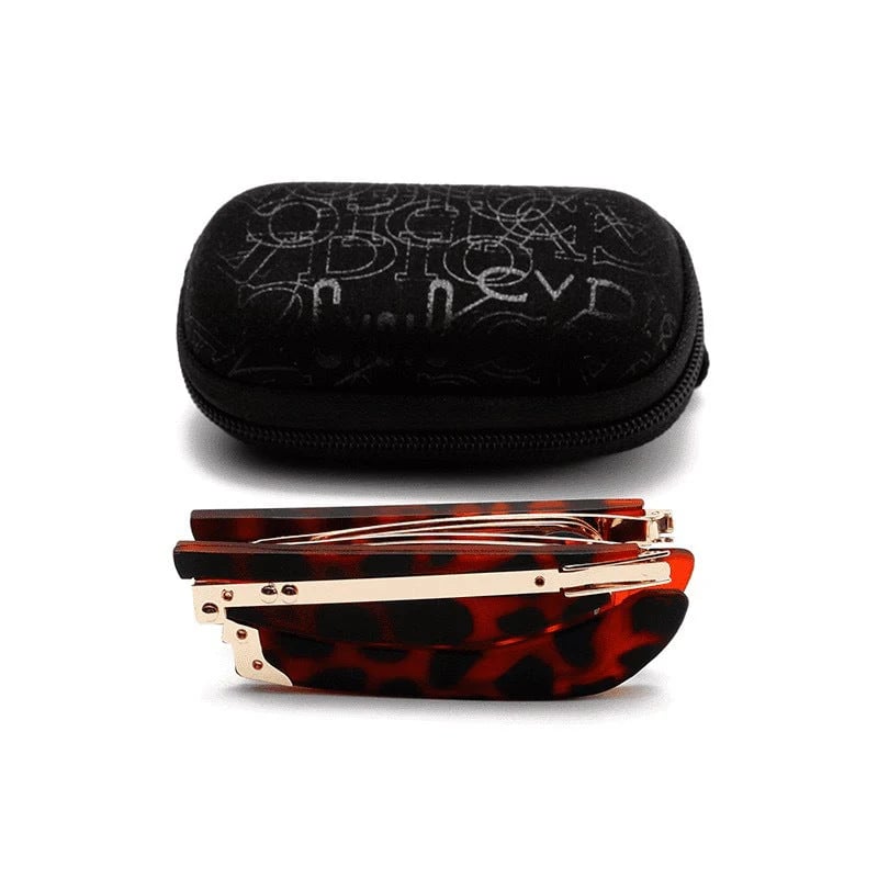 可折叠防蓝光阅读眼镜（带眼镜盒）