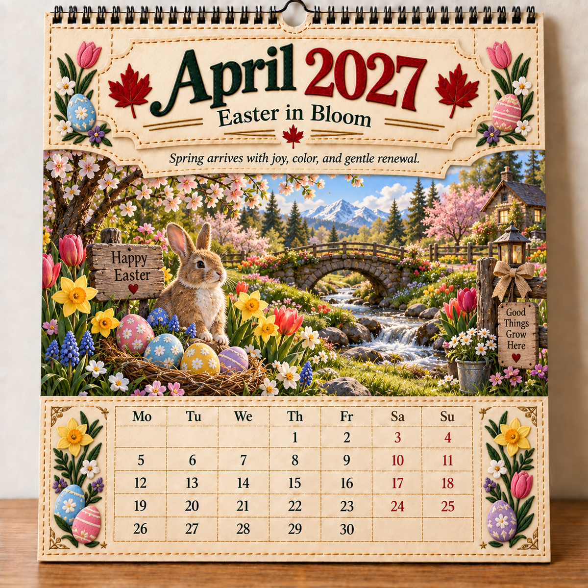 🇨🇦🍁 2027 Canada 160th Anniversary Wall Calendar 🍁🇨🇦