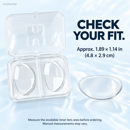 Reusable Stick-On Distance Lenses for Sunglasses – Water-Activated, No Glue & Easy to Remove