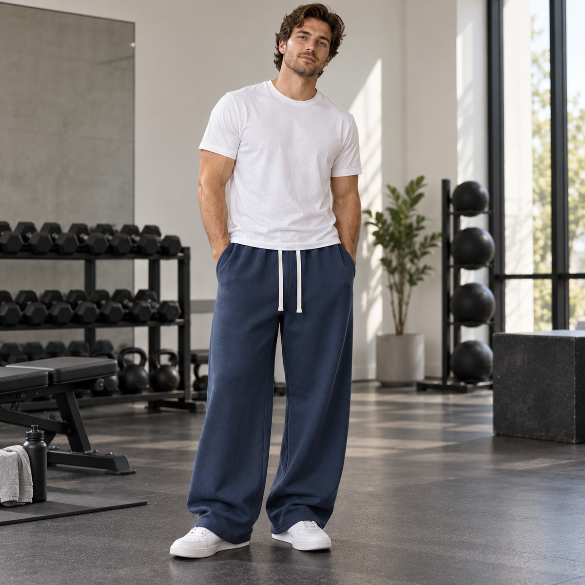 4-Pack  Ultra-Soft Wide-Leg Sweatpants