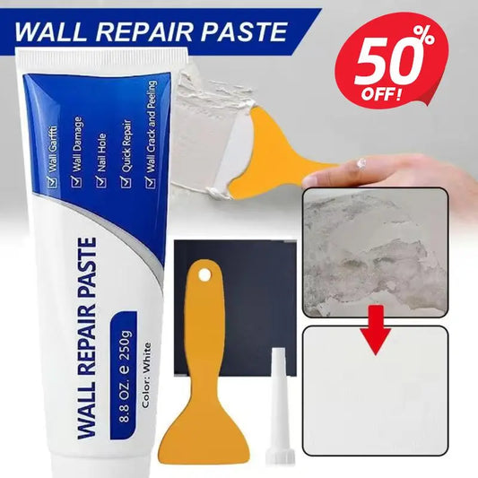 🔥THE ULTIMATE White Drywall Repair Paint Kit – No Sanding, No Primer, No Mess. Fix Nail Holes, Cracks & Dents in Minutes