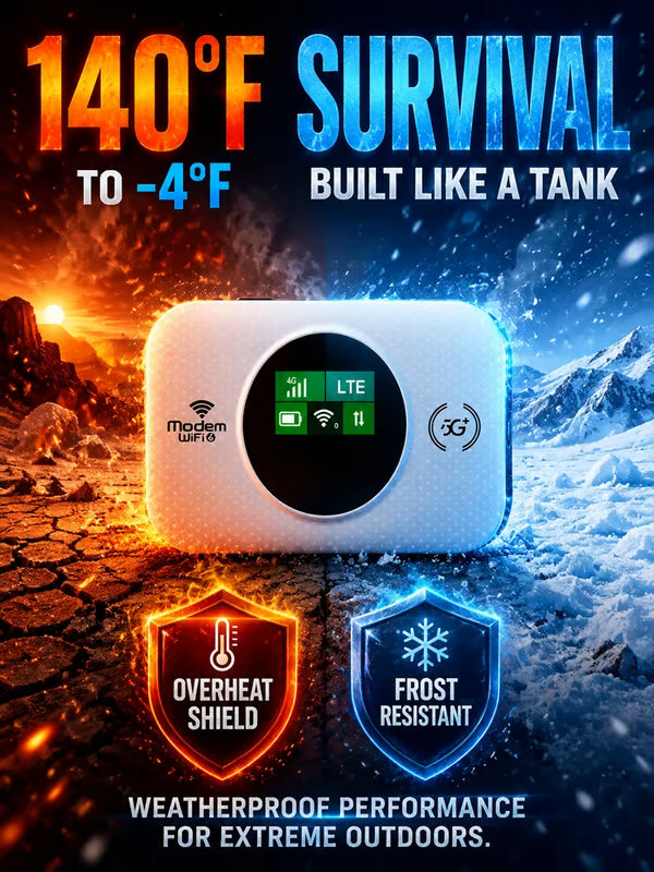 Starlink-Powered Portable 5G Router — LIFETIME ZERO MONTHLY FEES, 100% Global Signal!