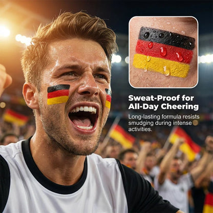 🎉National Flag Face Paint Stick for Sports Fans ⚽