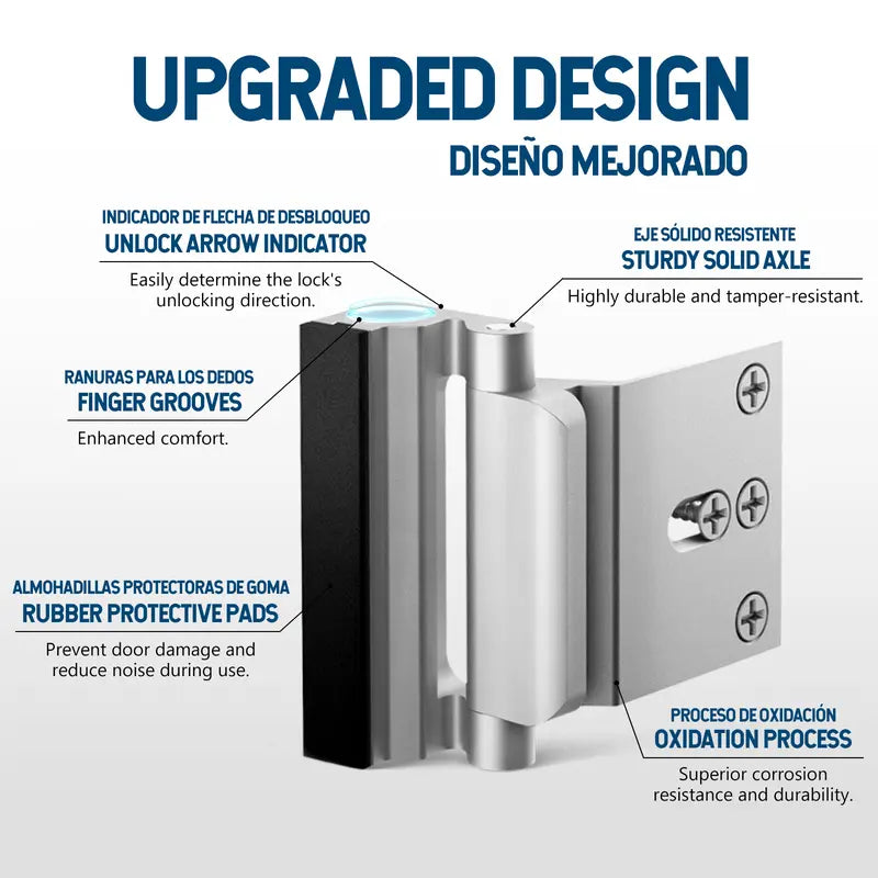 Heavy-Duty Aluminium Anti-Force Antitheft Lock Latches & Bolts