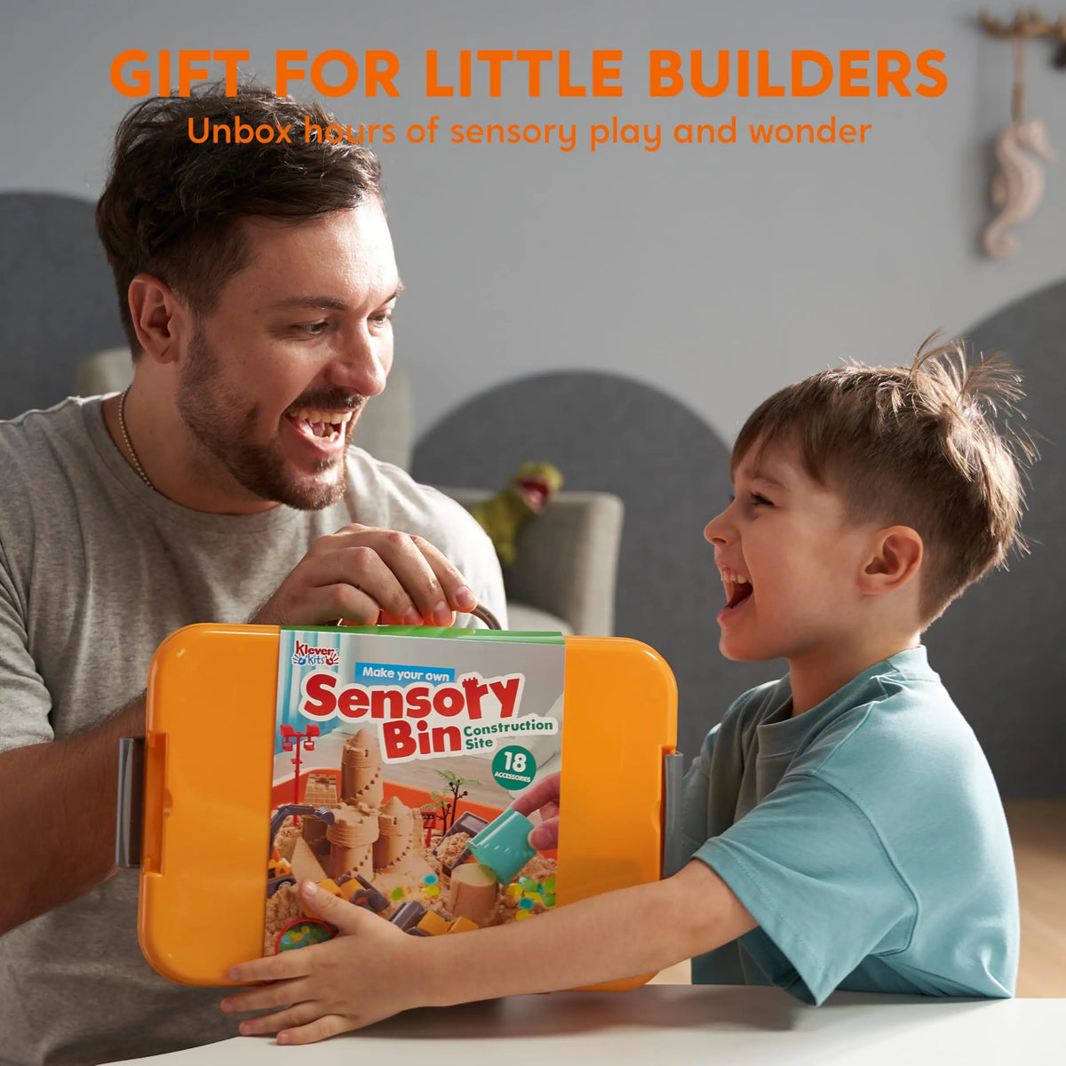 🦖 Kids Sensory Play Bin – Dinosaur, Space, Ocean & Halloween Activity Kit