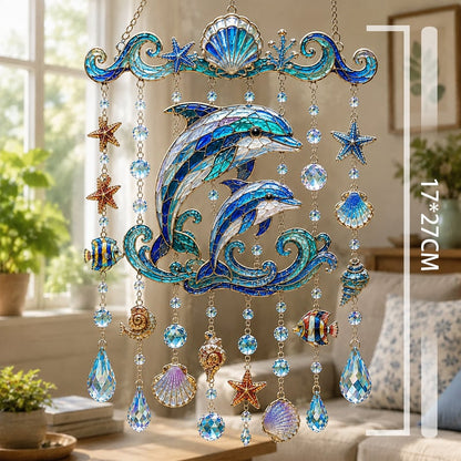 🐢Ocean Animal Acrylic Wind Chime✨