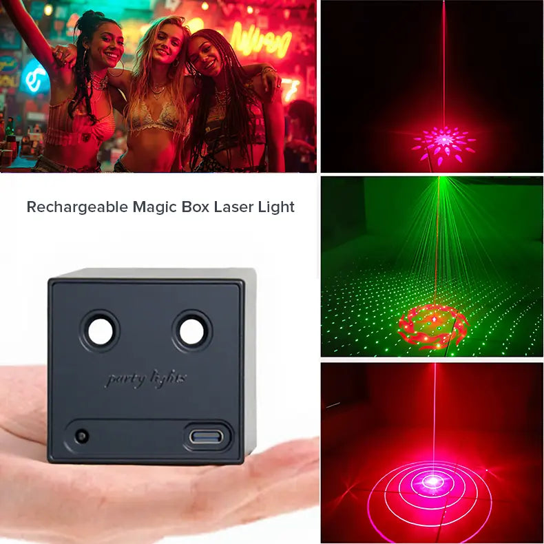 Rechargeable Portable Disco Party LED Fixture