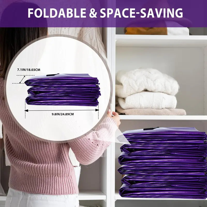 Moving Bags, Collapsible Zippered Storage Bags with Handles, Waterproof Foldable Organizers