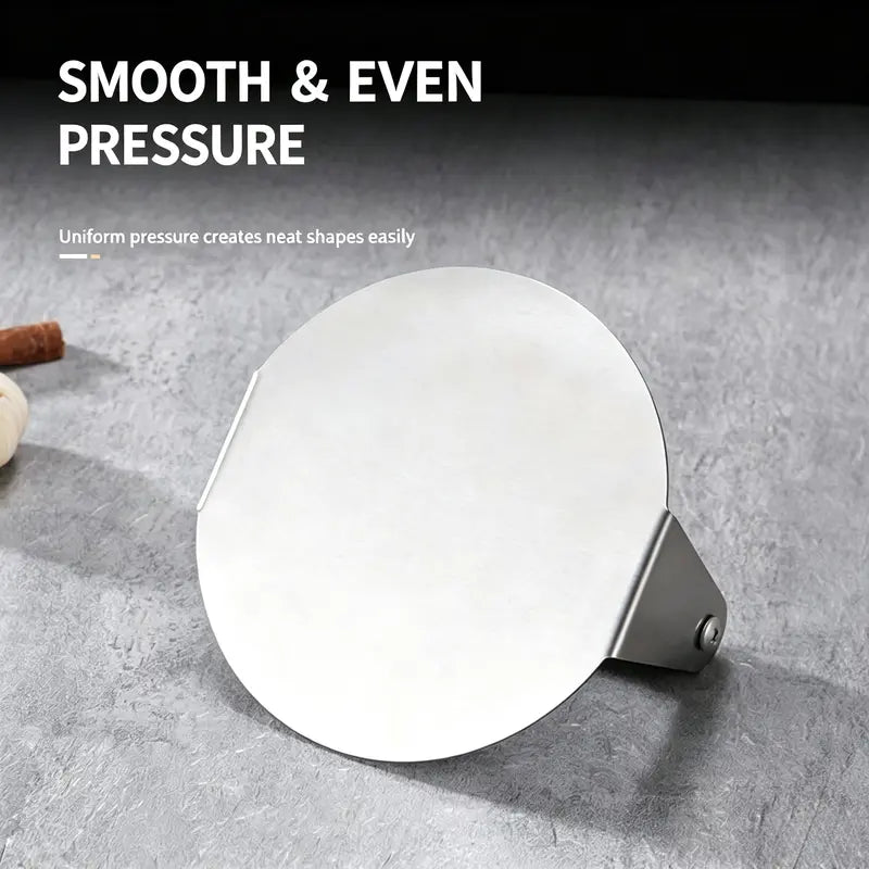 Stainless Steel Burger Press 4.72" Round Smash Burger Press