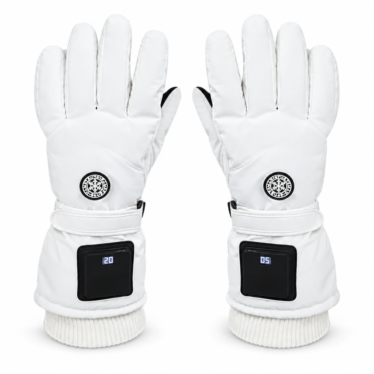 🔥 Rechargeable Heated Gloves – 3 Heat Settings, Waterproof Touchscreen Winter Gloves