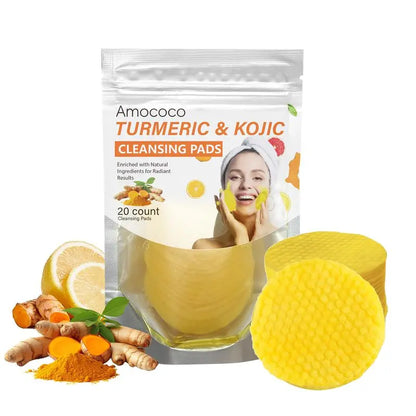 20pcs Turmeric & Kojic Acid Cleansing Pads