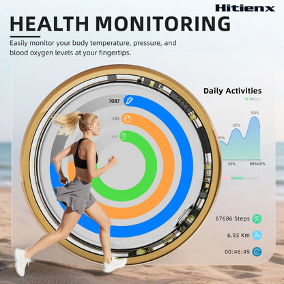 Smart Ring - Wellness Tracker with Heart Rate & Sleep Insights