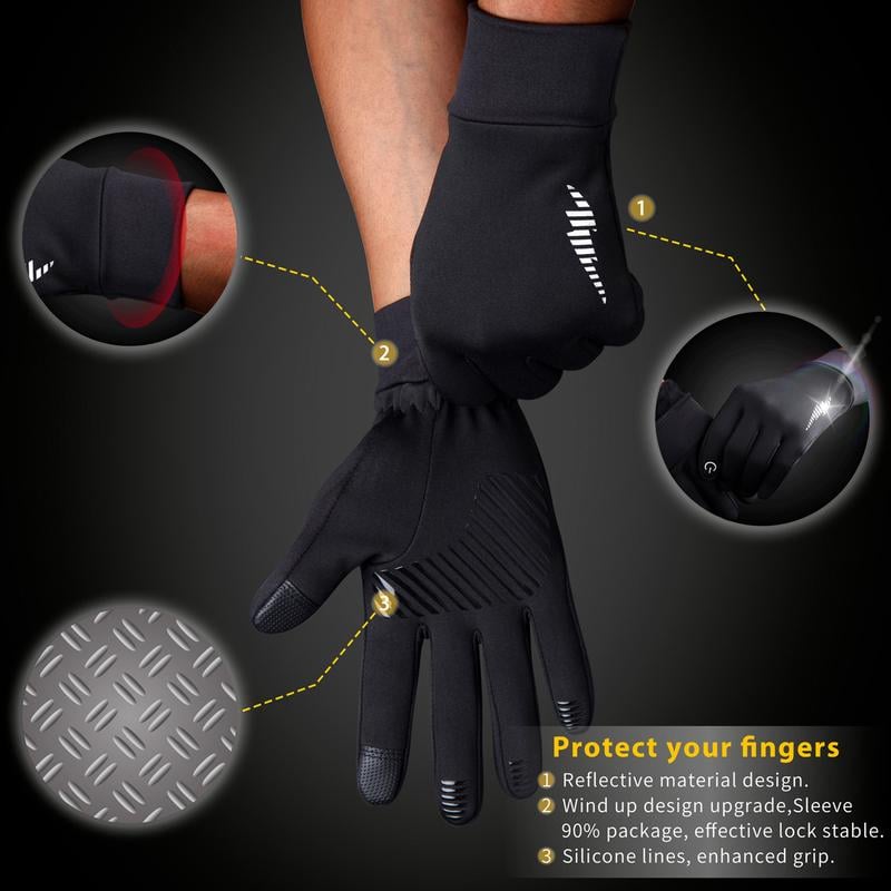 🔥Black Friday 49% OFF🔥Winter Gloves Women Men Ski Gloves Liners Thermal Warm Touch Screen