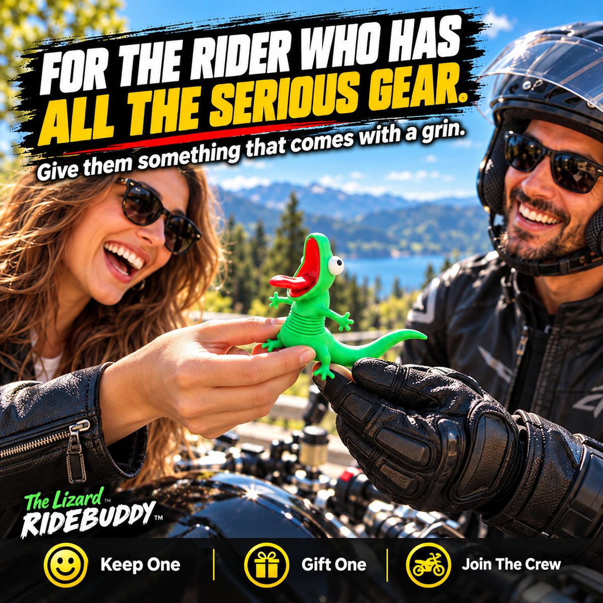 🔥Last Day 49% OFF - 🦎The Lizard RIDEBUDDY™