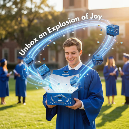 Creative Folding Pop-Up Gift Box for 2026 Graduation, Suitable for Birthdays/Anniversaries/Valentine's Day/Proposals/Graduation Gifts