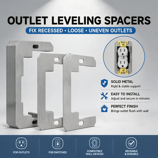 50% OFF Wall Plate Spacer Kit for Loose Outlets & Electrical Boxes