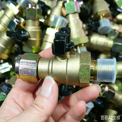 Solid Brass Front Air Brake Cut Off Valve
