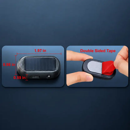Solar Powered Fake Car Alarm Light