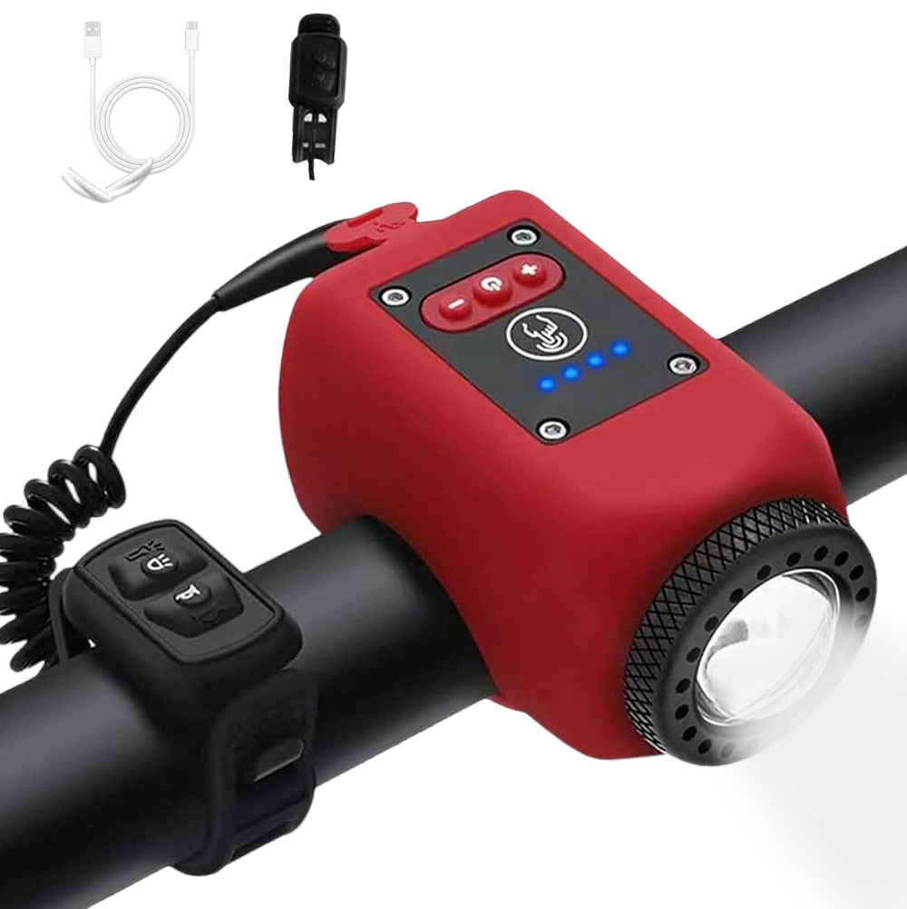 Noomoriey™ Bike Electronic Horn with Large Range Floodlight
