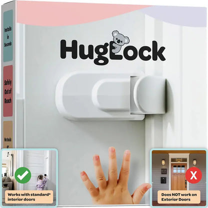 No-Drill Child Safety Door Lock