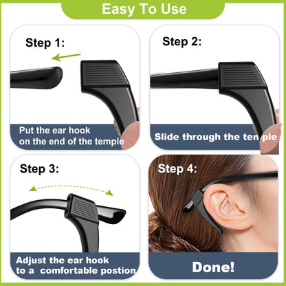 🔥Buy More Save More🔥14 Pairs Anti-Slip Eyeglass Ear Grips Hook