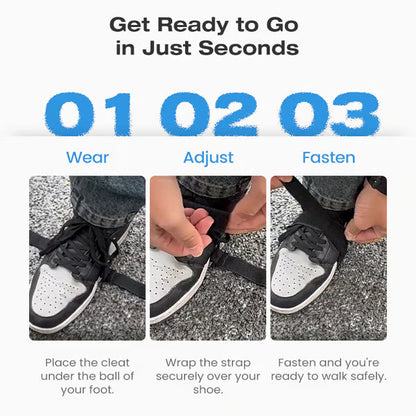 Durable Anti-Slip Ice Cleats Set for Shoes