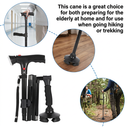 🎇50% OFF !! ⏰Multifunctional Folding Elderly Cane🦯