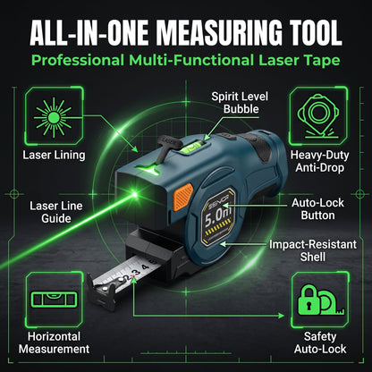 🔥HOT SALE 50% OFF🔥High-Precision 3-in-1 Laser Line Tape Measure