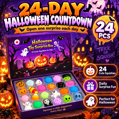 Hot sales🔥24-Piece Halloween Squishy Surprise Box