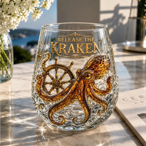 ⚓🌊Release The Kraken Pirate Glass Collection