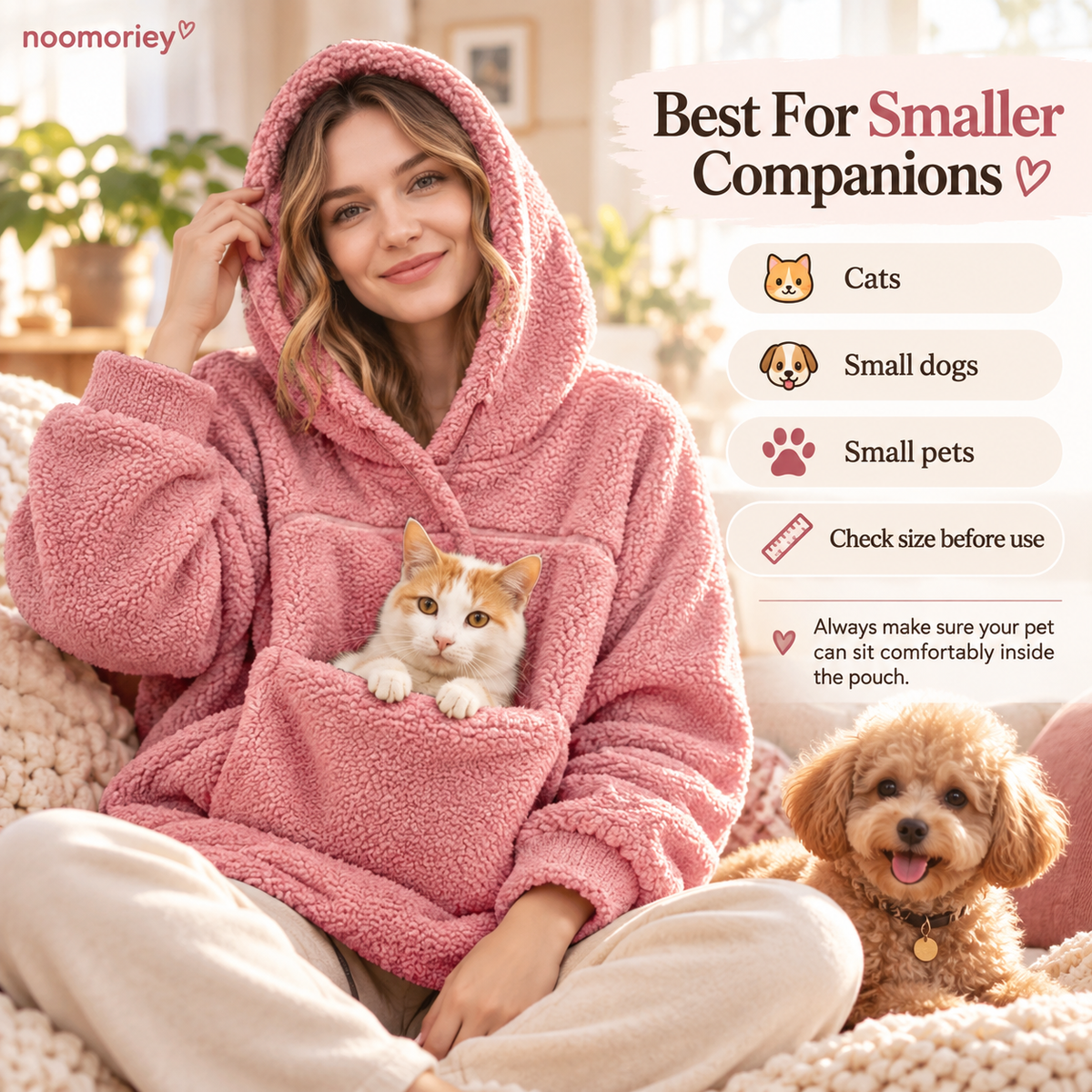 🐾 CozyPouch Pet Cuddle Hoodie