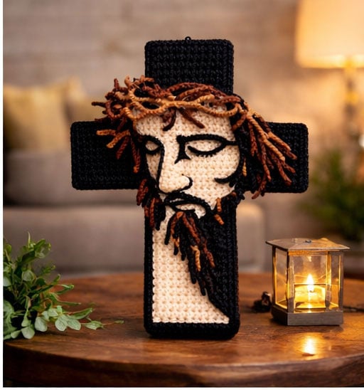 Handcrafted Crochet Cross