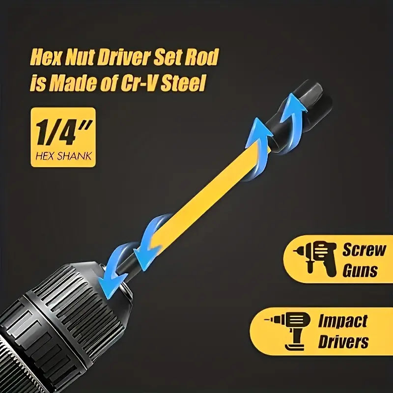 20-Piece Magnetic Nut Driver Set