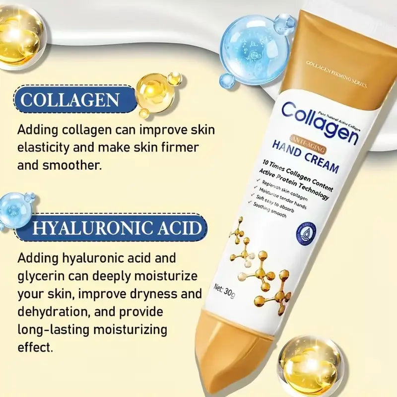 3 PCS✨ Collagen Hand Balm Set – Deep Moisturizing Hand Care for Dry, Cracked Hands 🎁
