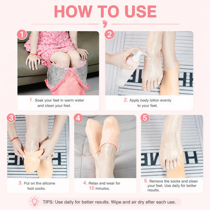 🔥Women's Foot Care Silicone Socks