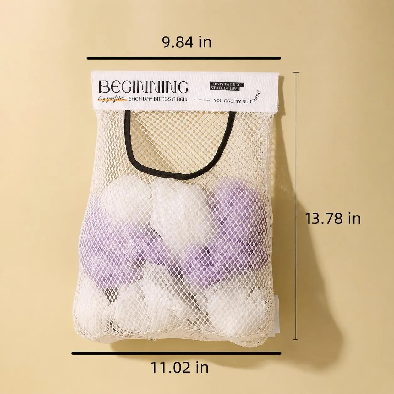 🔥 50% OFF No Drill Wall Storage Organizer ✨ Self Adhesive Mesh Hanging Basket