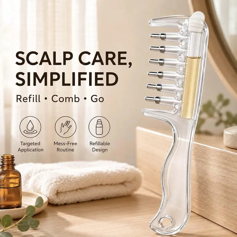 Scalp Liquid Applicator Comb