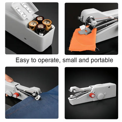 Household handheld small electric sewing machine portable sewing machine portable sewing tool manual sewing machine