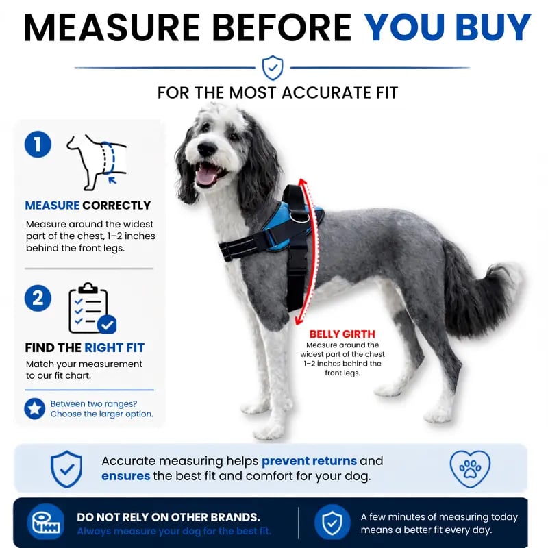 🔥Last Day 50% OFF ❤️No-Pull Dog Harness – 3-Point Leash Control. Reflective & Adjustable