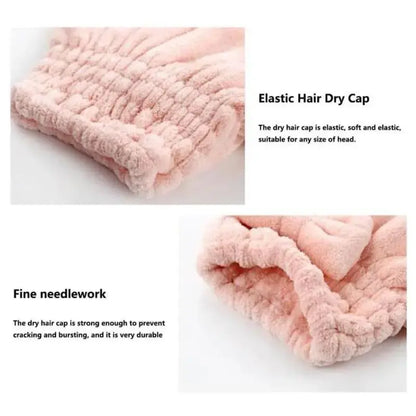 🎀🧼Women's Bow Decor Shower Caps & Hair Drying Cap