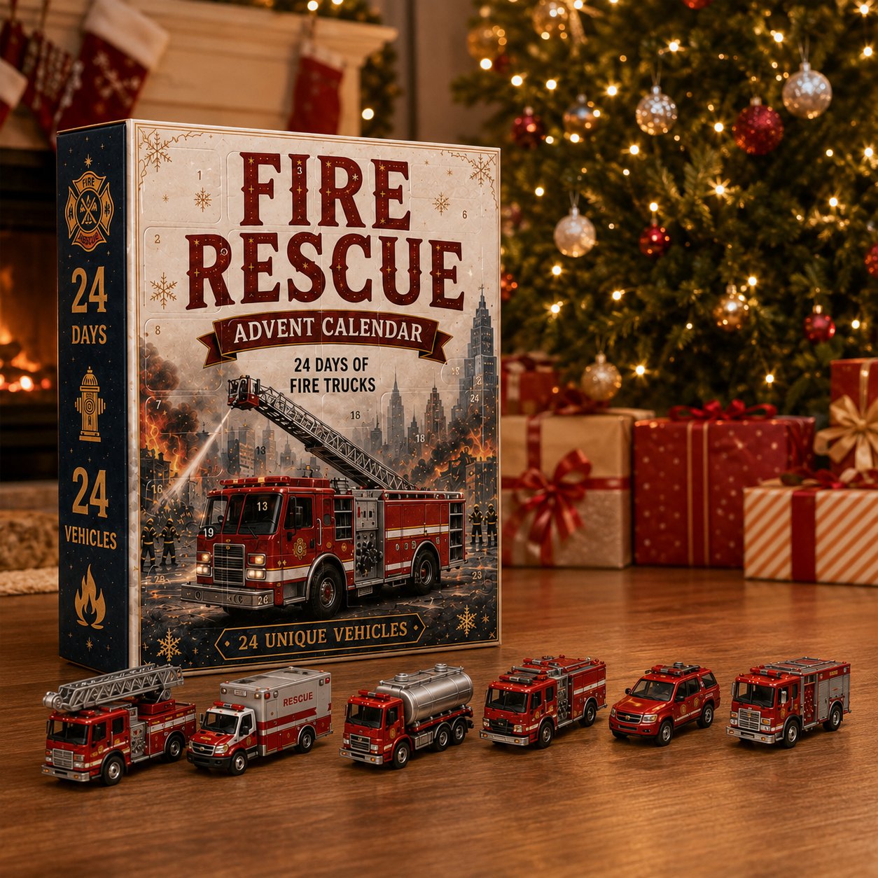 🎅Christmas Early Bird Sale🚒Fire Rescue 24-Day Advent Calendar