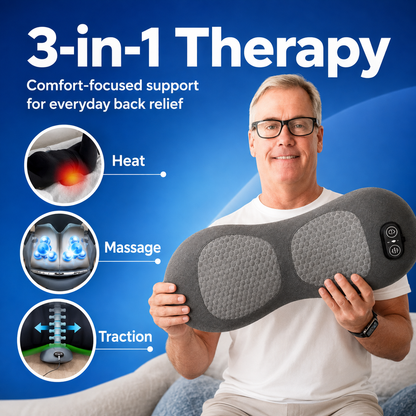 3-in-1 Multi-functional Lumbar and Cervical Support Pillow