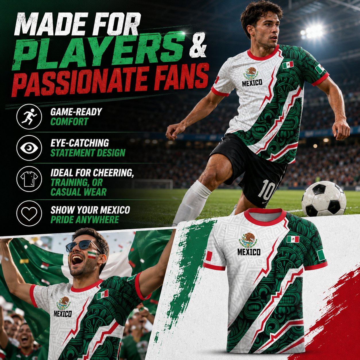 🇲🇽⚽Mexico 2026 Soccer Jersey: Unleash Your Aztec Spirit! 🇲🇽 Unique Heritage Eagle Design – The Ultimate Pride for Every Mexican Fan