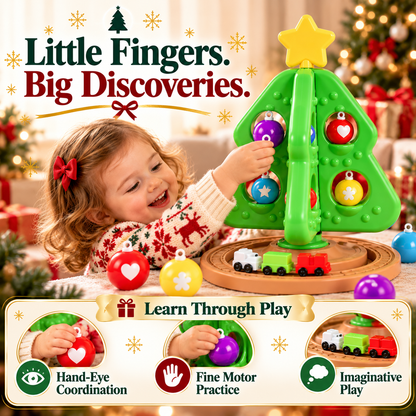 🎄🎁 My First Christmas Tree | Toddler Decorating Toy Set with Ornaments & Mini Train 🚂