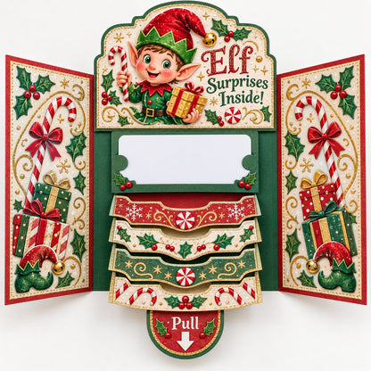 ⏰LAST DAY 50% OFF - 2026 New🎅🎁 Waterfall Christmas Gift Card Booklet 💳✨
