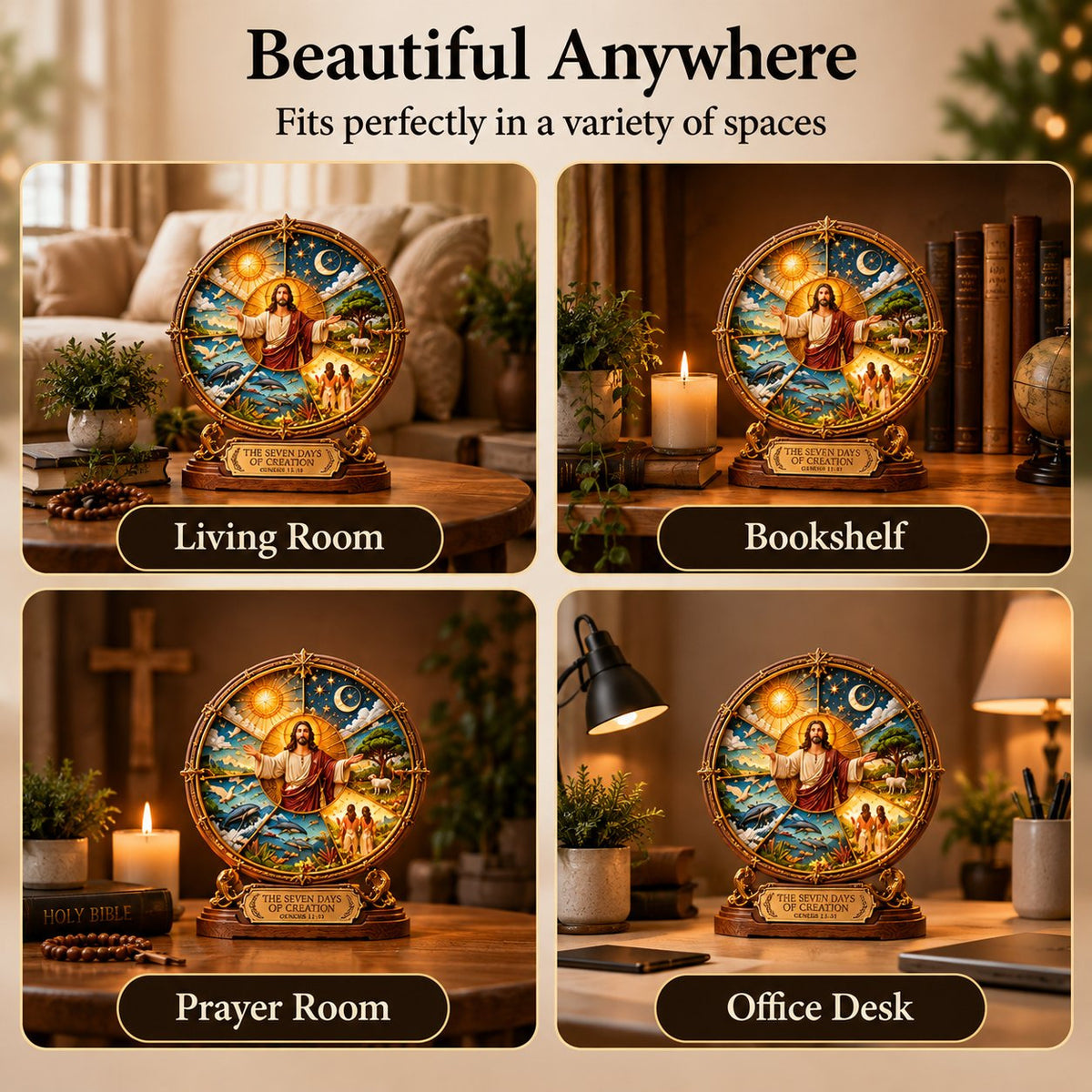 ✝️And God Created™ – The Seven Days of Creation 3D Biblical Art