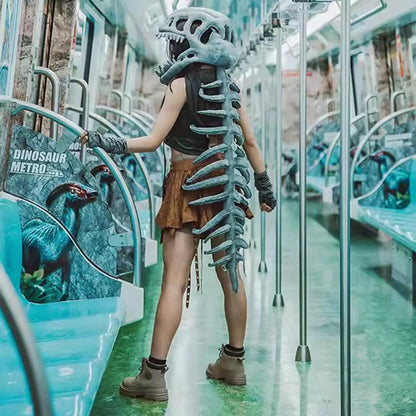 🦖 Realistic Dinosaur Skeleton Costume Set – The Ultimate Spooky Costume for Halloween