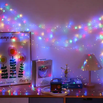 LED Firecracker Fairy String Lights