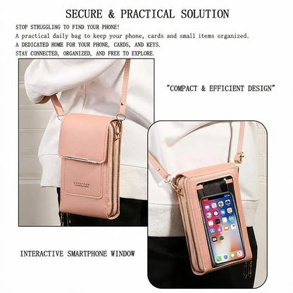 🔥LAST DAY 50% OFF- Women's Touchscreen Sensitive Phone Crossbody Bag