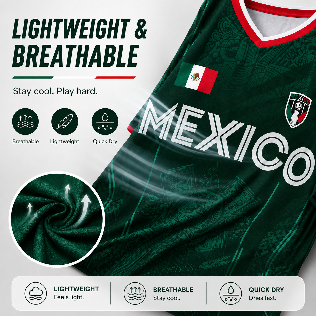 2026 Mexico Chichén Itzá Football Jersey ⚽ Vintage Pyramid Design | Limited Edition Fan